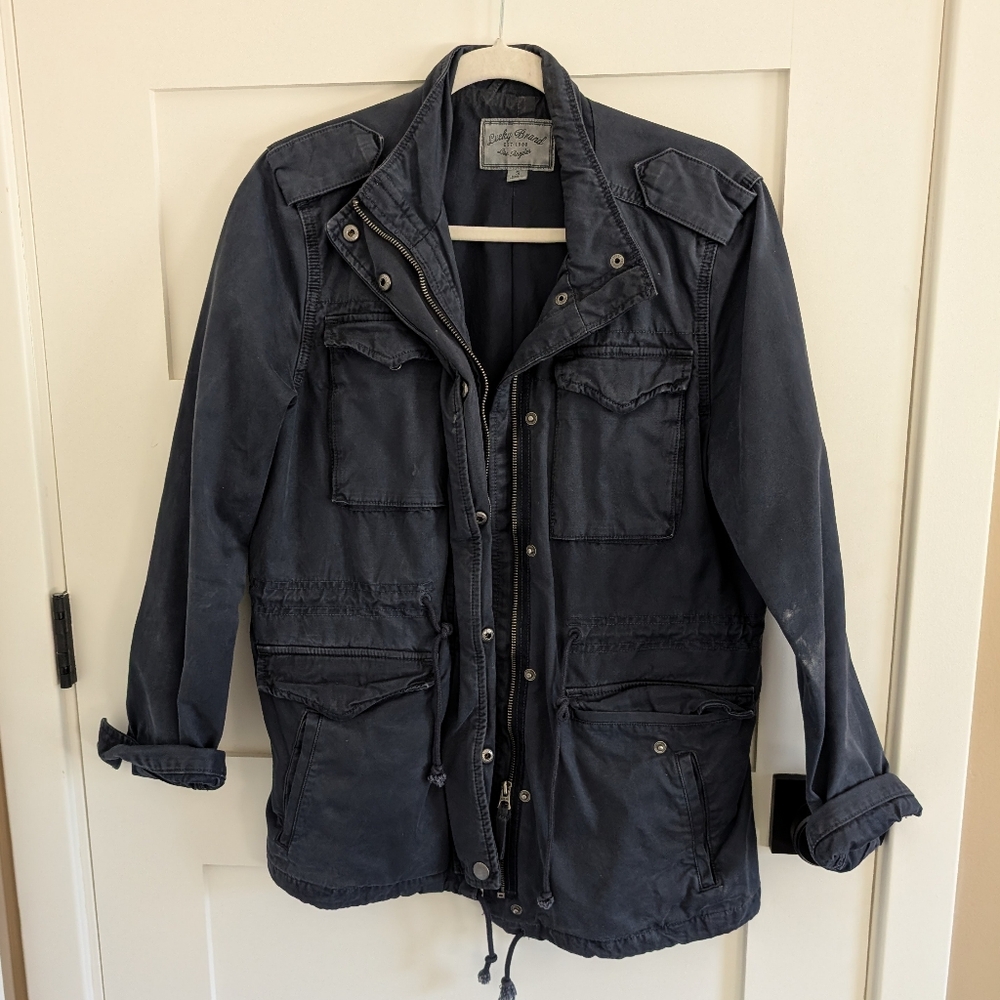 100% Cotton Navy Utility Jacket